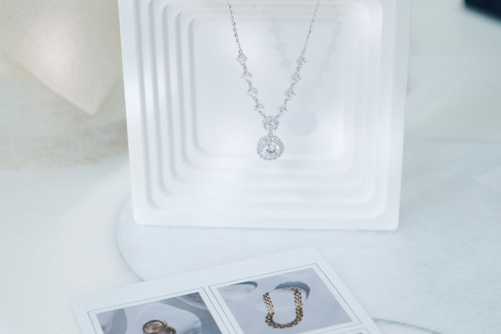 Stellar Beauty Moissanite Necklace
 星下佳人莫桑鑽頸鏈