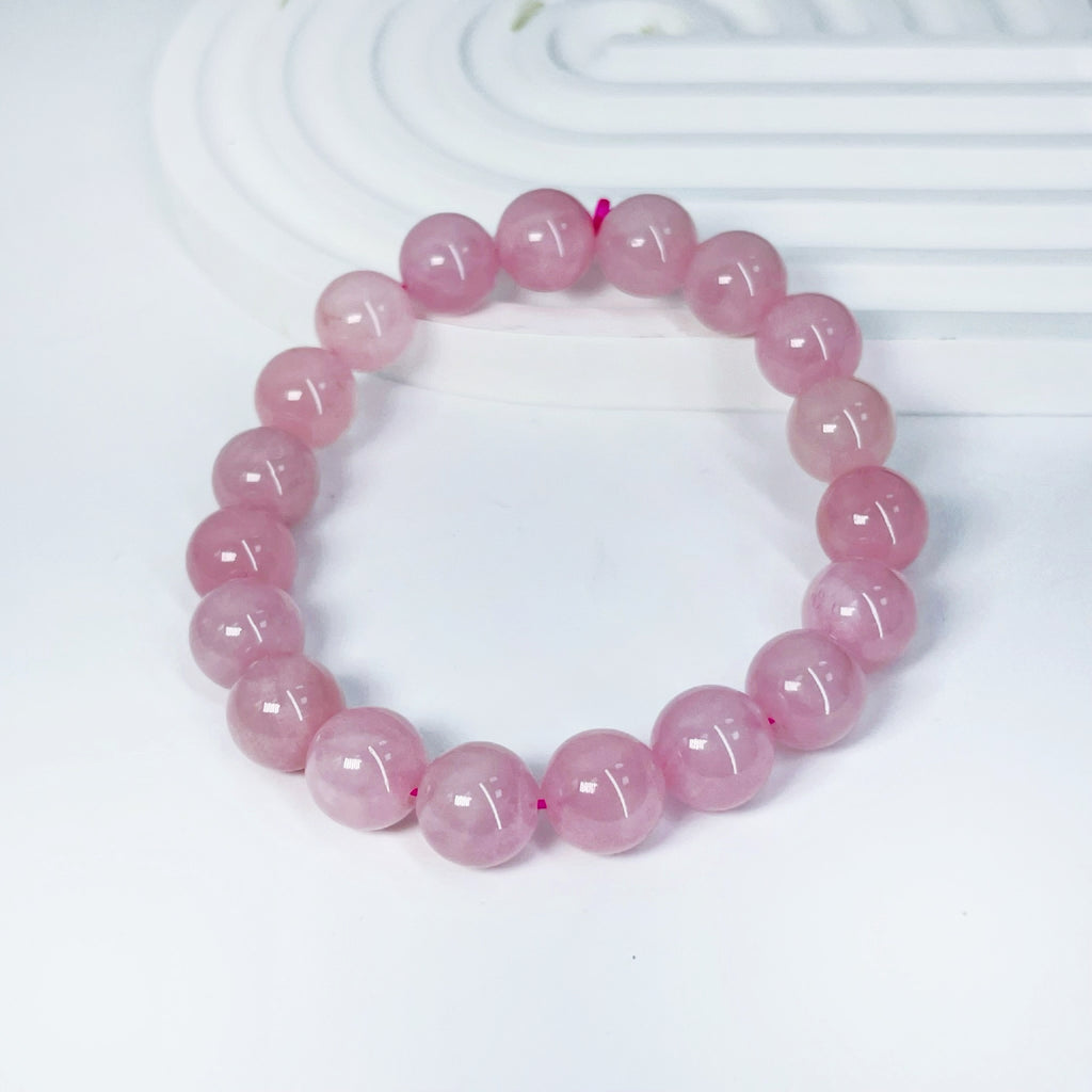 天然粉紫馬粉水晶手鏈 Rose Quartz 10-10.8mm