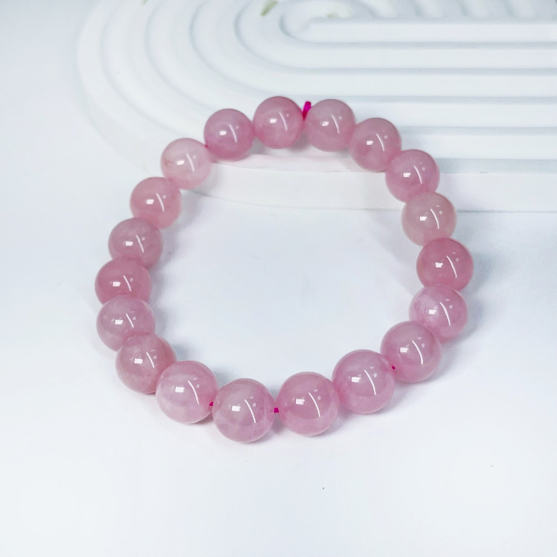 天然粉紫馬粉水晶手鏈 Rose Quartz 10-10.8mm