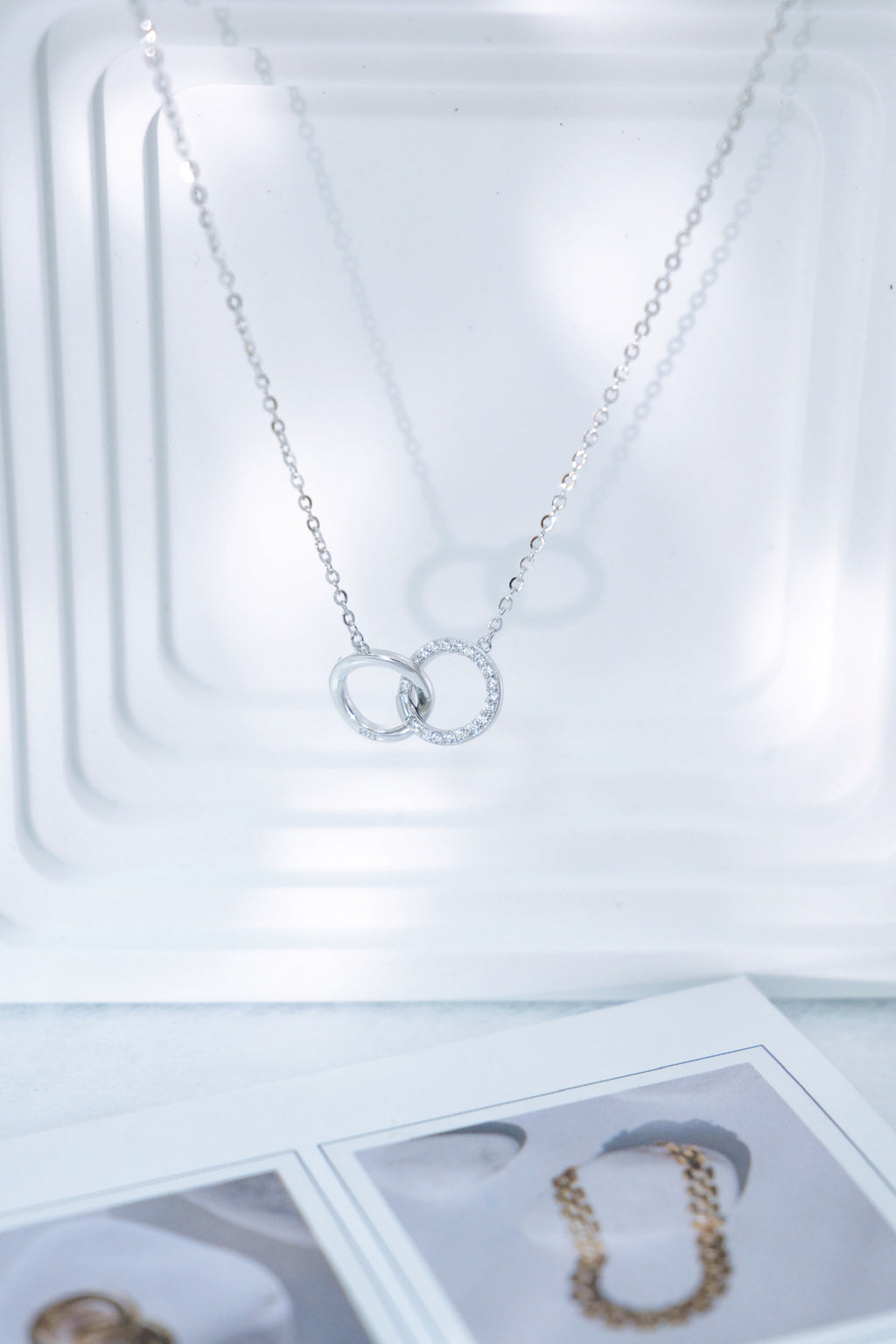 Infinite Loop Necklace （Sliver）環環相扣頸鏈（銀）
