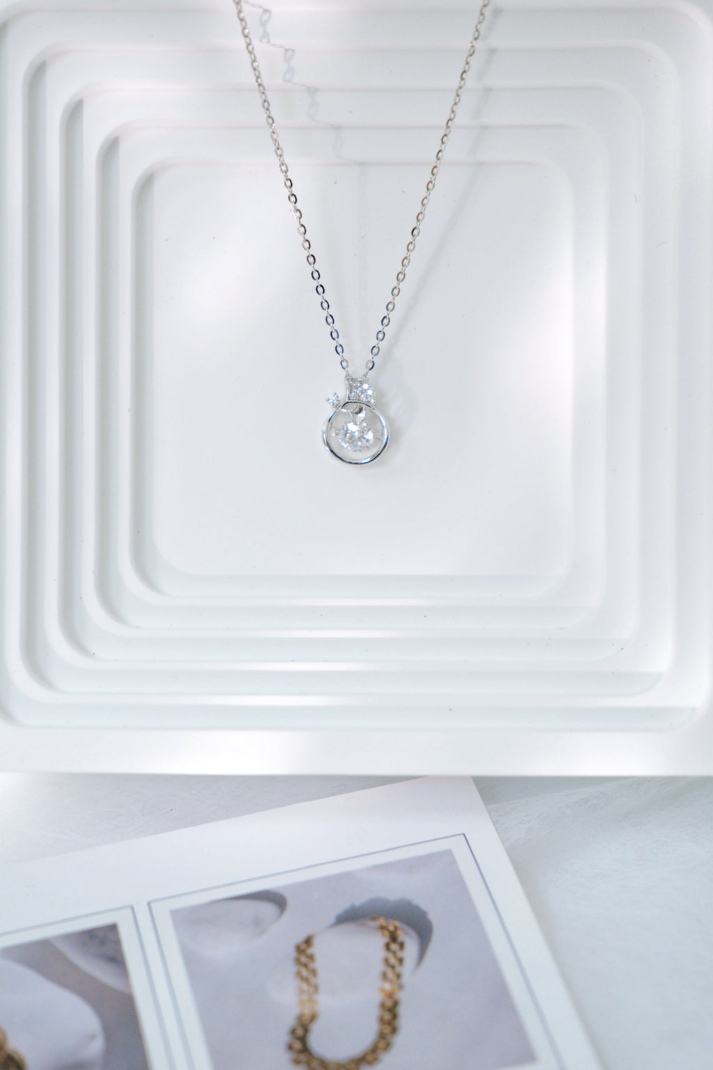 Prism Heart Necklace 棱鏡之心頸鏈