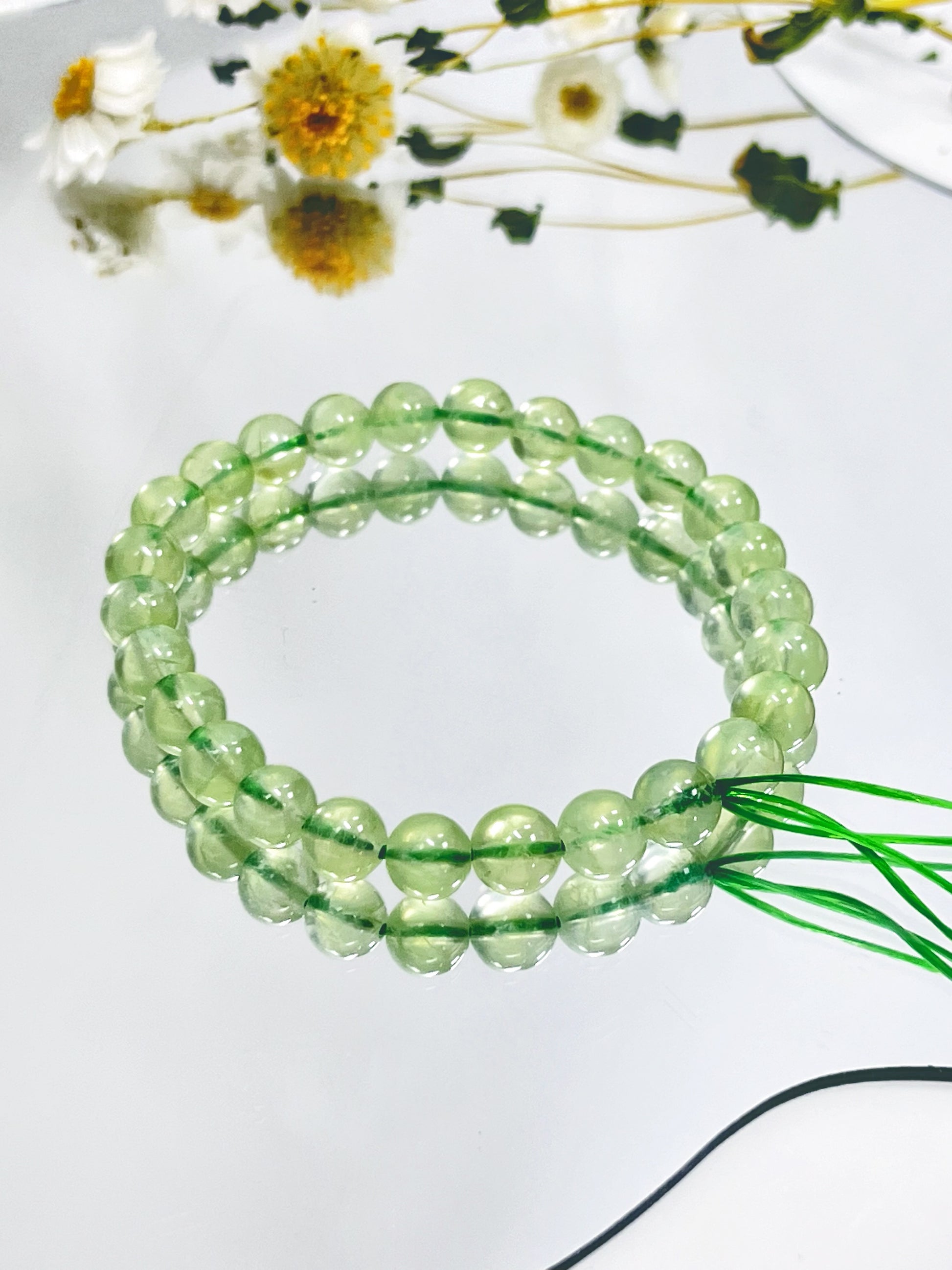葡萄石 Prehnite 7-7.4mm
