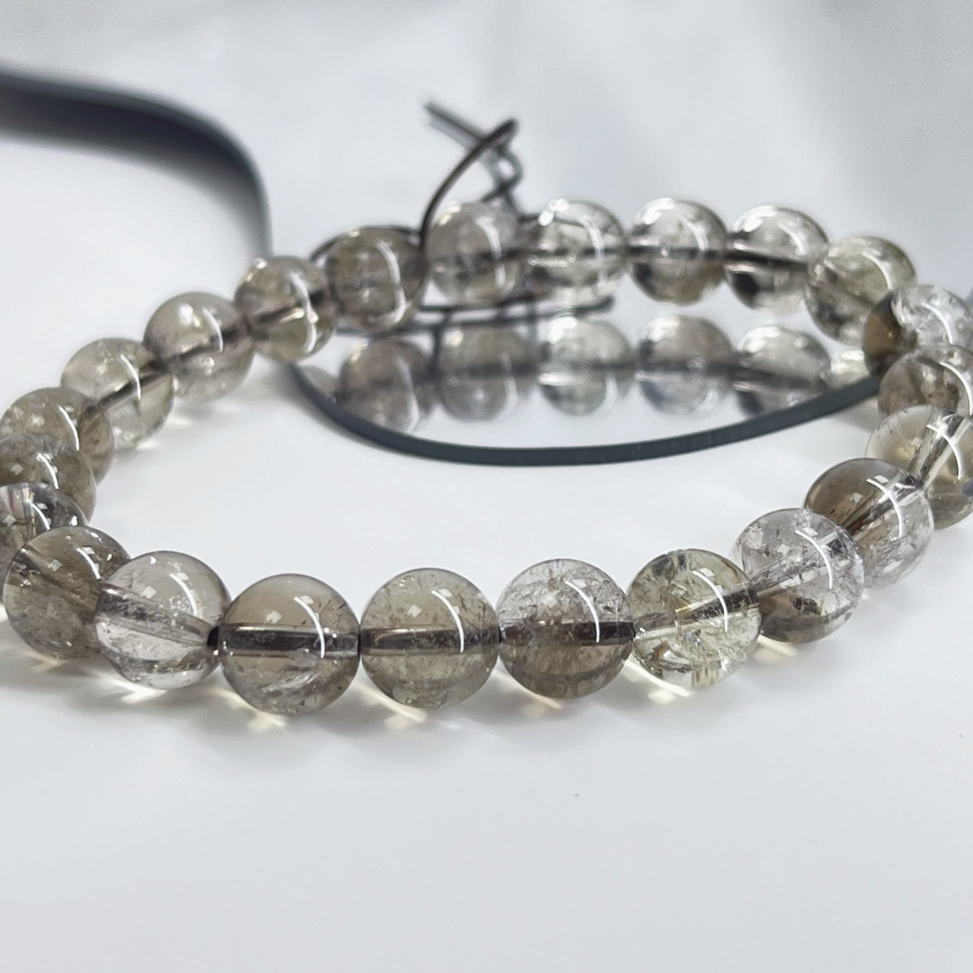 天然茶水晶 茶阿塞水晶手鏈 Smoky Quartz 8-8.8mm