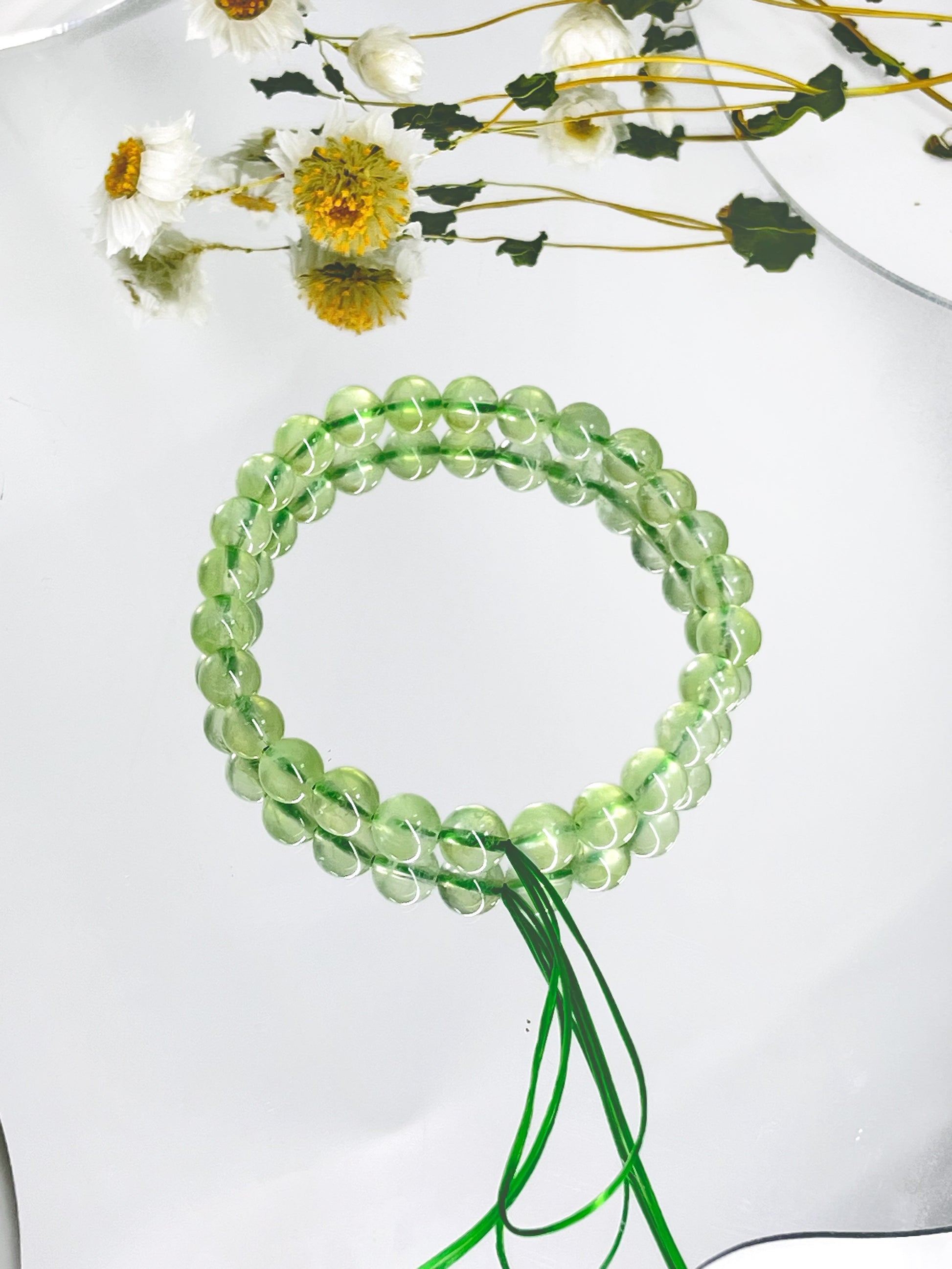 葡萄石 Prehnite 7-7.4mm