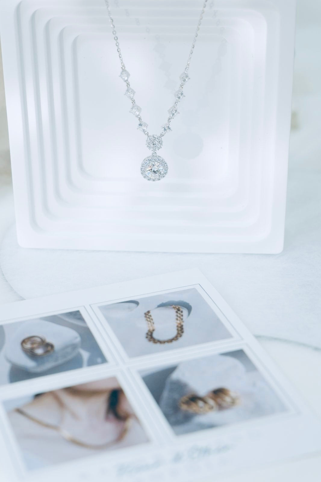 Stellar Beauty Moissanite Necklace
 星下佳人莫桑鑽頸鏈